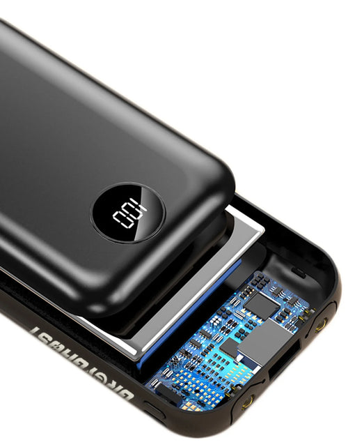 Load image into Gallery viewer, Portable Charger 10000Mah Power Bank with 2 Inputs &amp; Dual LED Light Huge Capacity Backup Battery with LCD Display, Compatible with Smart Phones,Android Phone,Tablet and More

